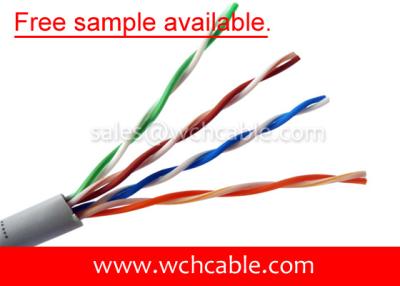 China UL Lan Cable Cat5e UTP 26AWG 4Pairs OD5.5mm Free Sample Available for sale