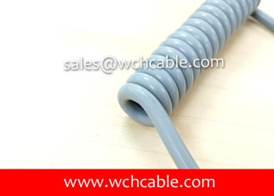 China UL2464 PVC Sheathed Spiral Cable for sale