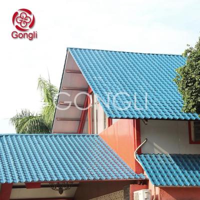 China Heat Insulation Trapezoid 1120mm UPVC Roofing Sheet For Hotel for sale