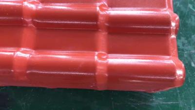 China Anti Corrosion Plastic 3.0mm PVC Tile Effect Roofing Sheets ASA Cocated for sale