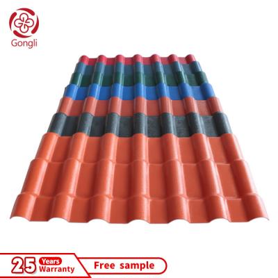 China Weather Resistant Black Plastic Roofing Shingles And Tiles SGS Certification for sale