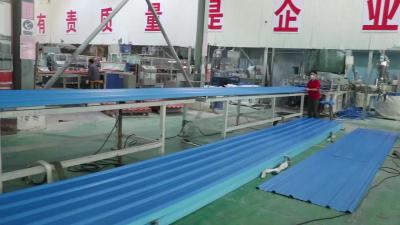 China Workshop Kerala Color Plastic UPVC Corrugated Roof Sheets Heatproof for sale