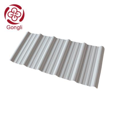 China Sound Insulation Trapezoidal Profile UPVC Multilayer Roofing Sheets SGS for sale
