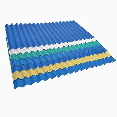 China UV Protected ASA Coated Composite Corrugated Roof Sheets For Building for sale