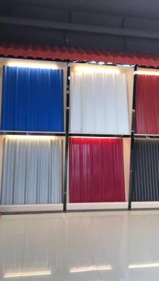 China Trapezoid ASA PVC Roof Sheet , 840mm PVC Corrugated Roofing Sheet for sale