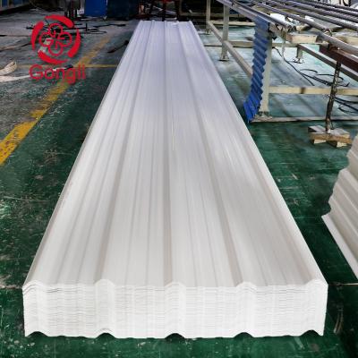 Κίνα Ζαρωμένο η Νότια Ασία φύλλο 100 υλικού κατασκευής σκεπής UPVC επιτροπές στεγών PVC του Asa πολυστυρολίου Sqm προς πώληση