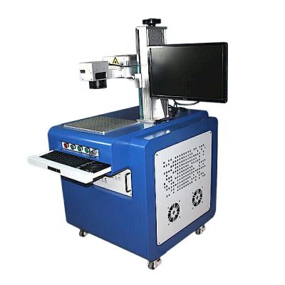 China 355 Ultraviolet Fiber Laser Engraving Machine Fiber Marking Laser 5W 10W for sale