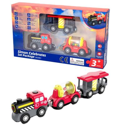 China High Quality Rail Electric Building Blocks RC Train Track Technical Battery Motor Bricks Children Toys for sale