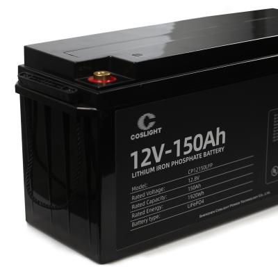 China Deep Cycle Rechargeable Lifepo4 Lithium Batteries Pack 12V 150ah en venta