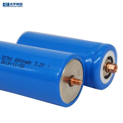 China 2000 Cycle 32700 Lithium Battery 32650 Lifepo4 Battery 6000Mah 3.2 V for sale