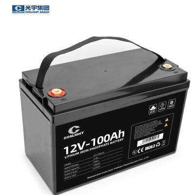 China Led Street Light 12V 100Ah Solar Storage System Lifepo4 Battery 100ah for sale
