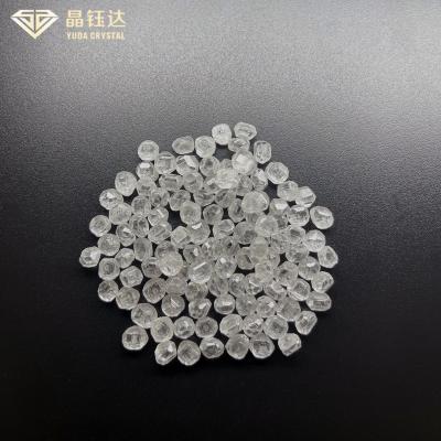 China Diamantes polacos ásperos crecidos laboratorio de 1 laboratorio del quilate HPHT Diamond White 0.5ct en venta