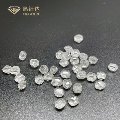 China 3Ct 4Ct HPHT VVS VS Rough Uncut Diamonds Artificially Created Diamonds Yuda Crystal for sale