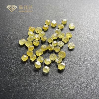 Cina Diamanti colorati sviluppati laboratorio giallo intenso operato HPHT 1ct a 7ct in vendita