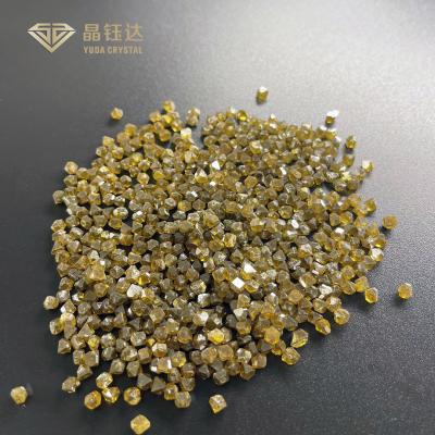 China Yellow 3.4mm HPHT Synthetic Single Crystal Diamonds Industrial Applications for sale