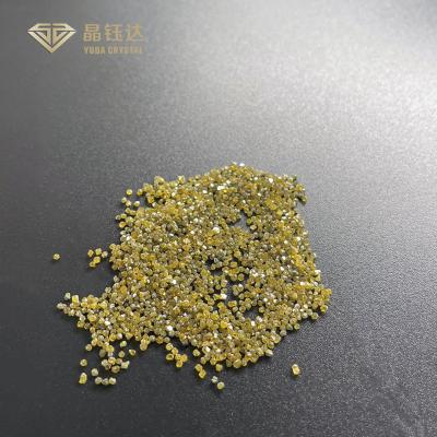 China 4.0mm Yellow Synthetic Monocrystalline Diamonds for sale