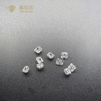 China 4mm 7mm DE VS Fancy Cut Lab Diamonds 0.5ct To 1 Carat Asscher Cut Diamond for sale