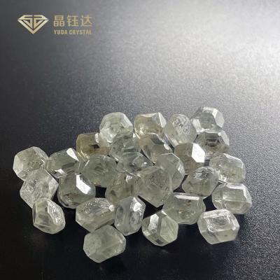 China A fantasia áspera esverdeado de HPHT coloriu diamantes do laboratório 5 quilates a 8 quilates à venda