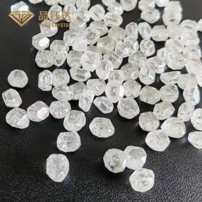China Diamante sin cortar crecido laboratorio áspero blanco del laboratorio 1ct de los diamantes de Hpht del color en venta