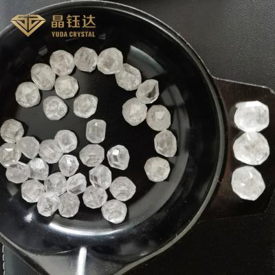 중국 D E F Hpht 느슨한 연구소에서 만든 다이아몬드를 위한 컷되지 않은 라운드 맨 메이드 다이아몬드 판매용