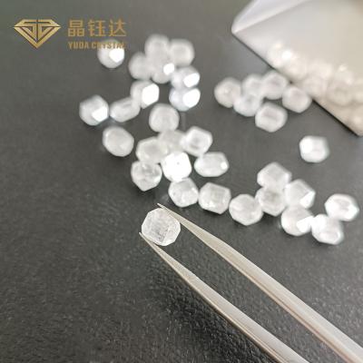 China White Rough Lab Created HPHT Rough Diamond For Jewelry Making for sale