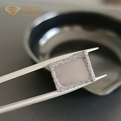 China Color del GH del rectángulo CONTRA los diamantes ásperos del CVD de la claridad 3-16ct para la joyería en venta