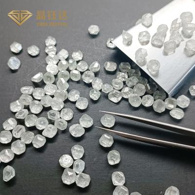 China 4-5 Carat Round HPHT Uncut Raw Diamonds DEF Color VVS VS SI Purity For Loose Diamonds for sale