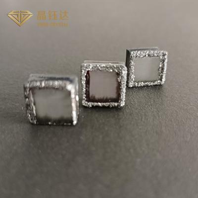 Китай Квадрат ПРОТИВ цвета GH диамантов CVD ясности 9ct 10ct SI выросли лабораторией, который белого продается