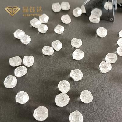 China White DEF Color Raw 3-4ct HPHT Lab Grown Diamonds VVS VS SI Clarity for sale