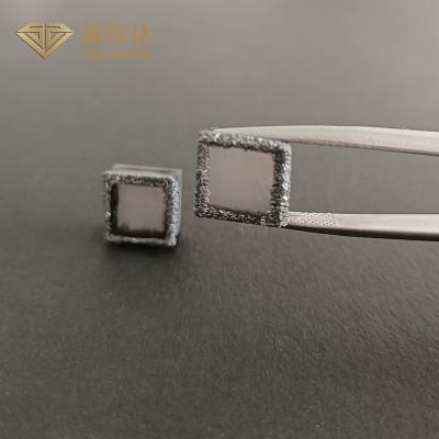 中国 実験室によって作成されるダイヤモンドの上の6.0CtはEFG色CVDラフ・ダイアモンドを平方する 販売のため
