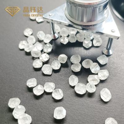 China Diamante áspero crecido laboratorio tamaño pequeño HPHT de la forma redonda CONTRA color de la claridad DEF en venta