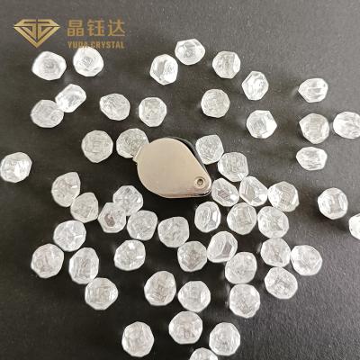 China Uncut HPHT Lab Grown Rough Diamonds 100% Real VS SI Clarity Diamonds Round Shape for sale