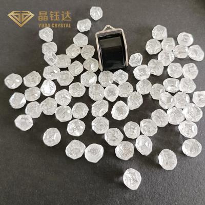 China cor crescida VVS dos diamantes DEF de 3-4.0ct HPHT laboratório áspero sem cortes CONTRA a claridade do SI à venda