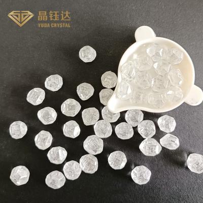 中国 総合的なHPHT切られていない実験室によって育てられるラフ・ダイアモンドVVS対明快さの丸型 販売のため