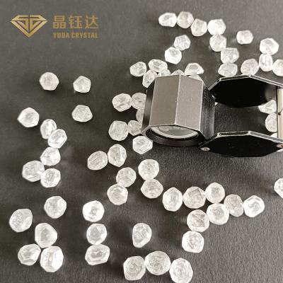 China CVD HPHT Lab Created Diamonds Uncut Stones Natural Loose Diamond Square Shape for sale