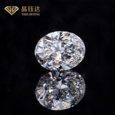 중국 VVS VS SI 느슨한 실험실 성장 다이아몬드 공상은 보석을 위해 달걀 모양 폴란드 다이아몬드를 줄였습니다 판매용