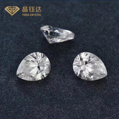China 1.0ct 1.5ct 2.0ct IGI Certified Pear Cut Synthetic Loose Diamonds For Wedding Rings for sale