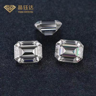 China 1ct-3ct CVD HPHT Emerald Cut Loose Lab Grown Diamonds With IGI Certificate for sale