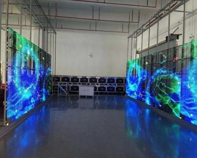 China Pantalla LED de cristal transparente 36864 Dot For Retail Stores del RGB en venta
