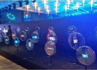 China el holograma de 1600x680 3D LED exhibe la gota de la lámpara 680pcs para la publicidad en venta