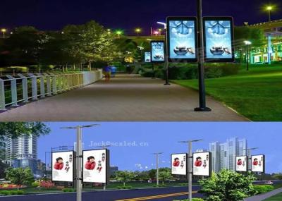 China King Light Street Light Pole LED Display SMD P5 Remote Control for sale