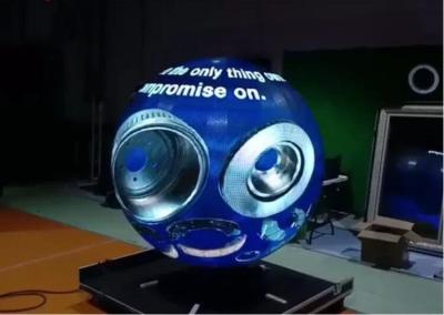 China Indoor P4 Sphere Led Display 160 Degrees View Angle 1/16 Scan for sale