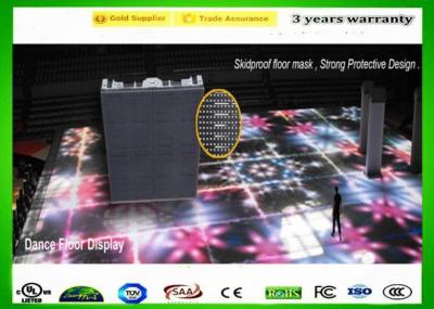 China P6.25 Dance Floor LED Display , Lighted Floor Panels 250mx250mm for sale