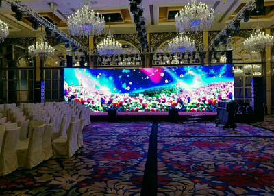 China parede video do diodo emissor de luz de 2500cd HD, telas de anúncio internas de P3mm à venda