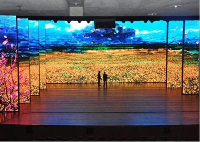 China P7.62 Stage Background LED Screen , Indoor LED Advertising Screen 244mmX244mm for sale
