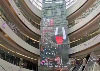 Chine affichage à LED en verre transparent 2000cd de 3.91mm pour des magasins de spécialités à vendre