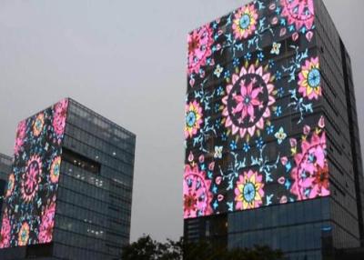 China 1200cd Transparent LED Video Wall , waterproof Clear LED Display For Window for sale