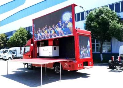 China P8mm Truck Mobile LED Display Iron Cabinet 5500cd/Sqm 256mmx128mm for sale