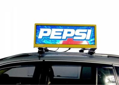 China 4200cd Taxi Roof Led Display , P4 Car LED Sign Display for sale