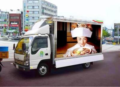 China SMD3528 Truck Mobile LED Display , P8mm Mobile Billboard Advertising for sale
